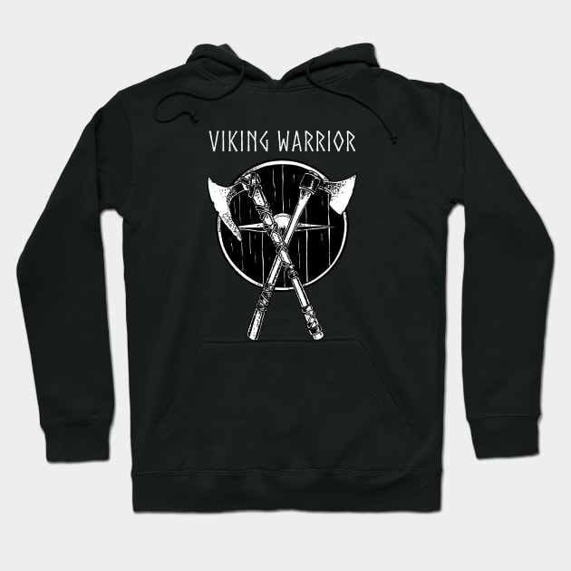 Viking Warrior Hoodie by Deathrocktee